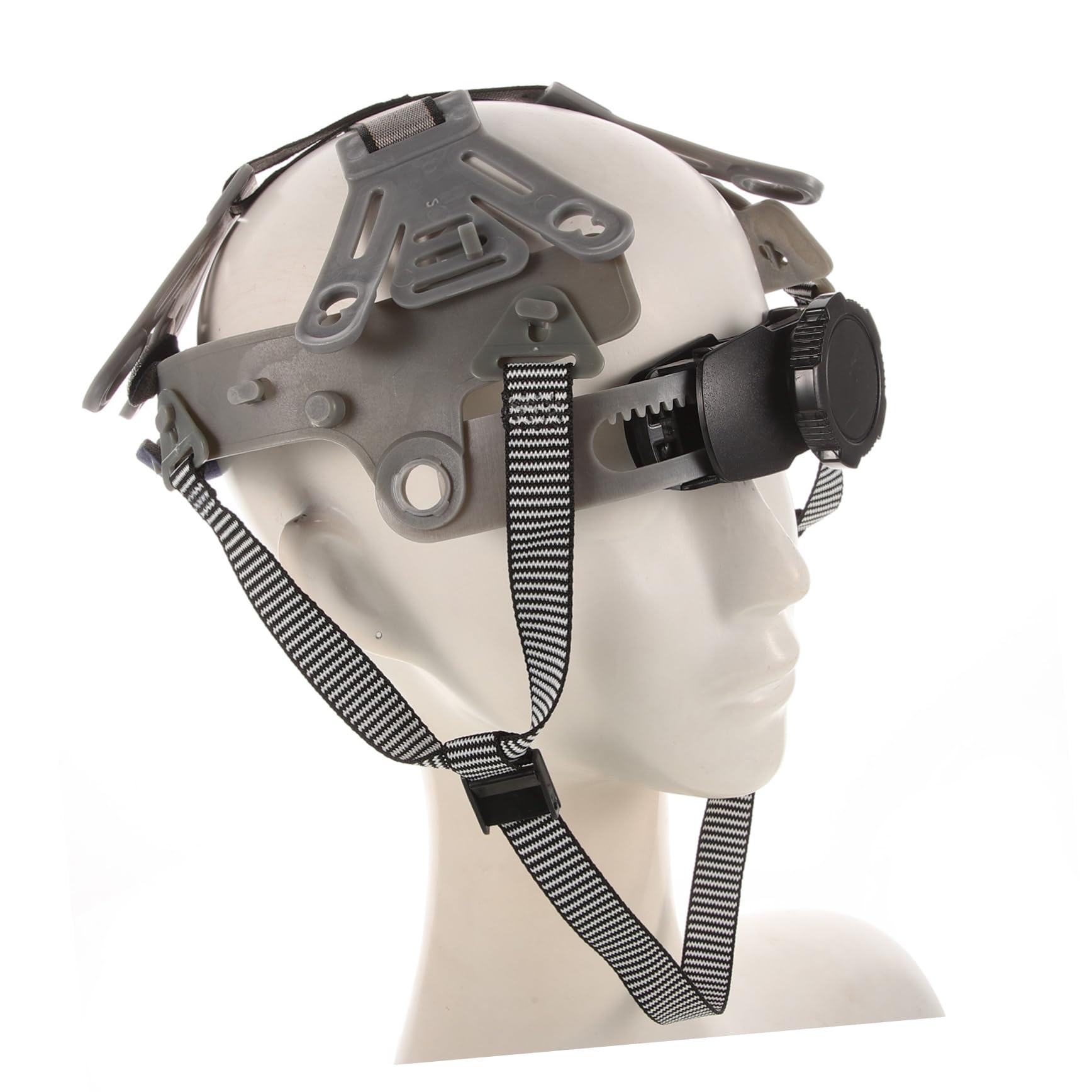 Gadpiparty Helmfutter Konstruktion Hutfutter Aufhängung für Sicherheitshut hart Helm, Kinnriemen, Schutzhelm Schutzhelmeinlage zum Austausch Helmaufhängung Stoff Grey