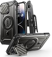 Vista 10 de SUPCASE Funda para iPhone 14 Pro Max / iPhone 13 Pro Max con soporte para cámara, [compatible con MagSafe] [Clip de cinturón integrado] Funda