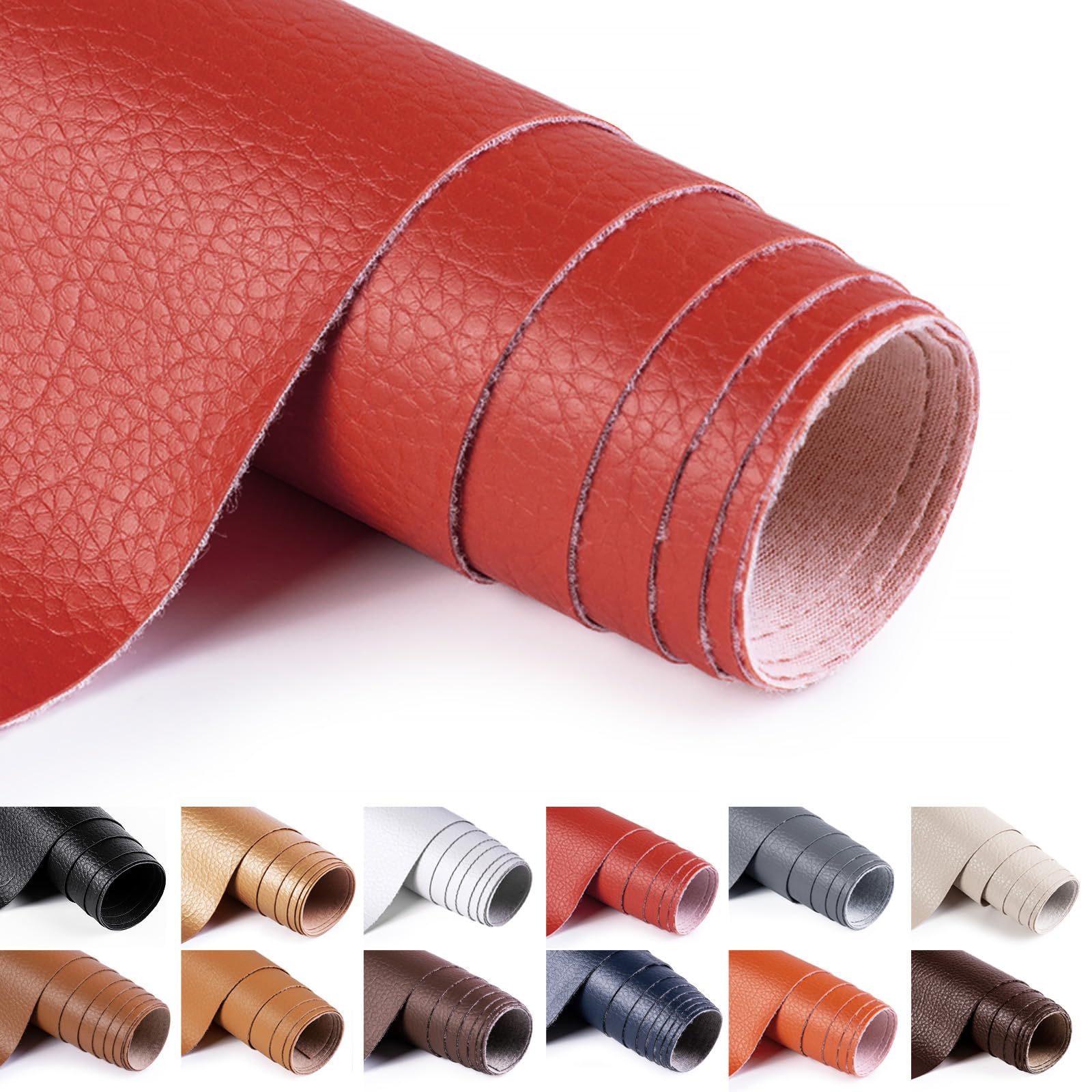 Amazon.com: ANMINY Faux Leather Fabric 54