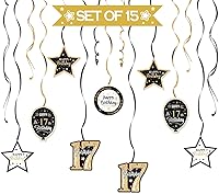 Vista 255 de Juego de decoraciones para fiesta de cumpleaños número 16, serpentinas moradas con soporte de globo de mesa morado, decoraciones de fiesta