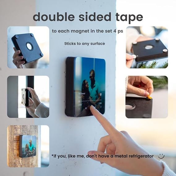 Custom Fridge Magnets with Photo and Music,Music Magnets for Fridge,Gifts ForMom,Dad,Birthday,Anniversary,Father's Day,Mother's Day,Weddings,Christmas,Valentine's Day