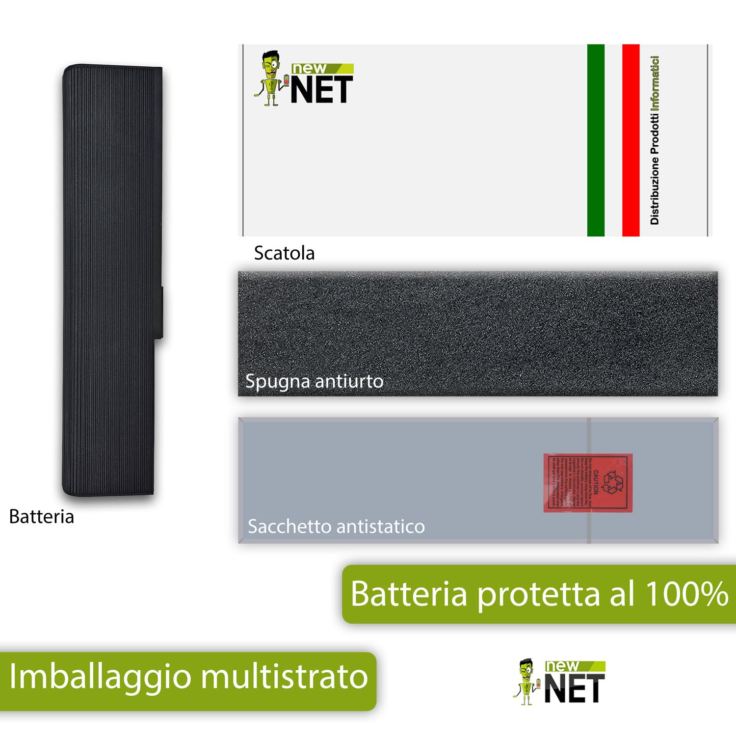 Batteria Per Aspire Extensa TravelMate Batteria Compatibile Con ACER 10268468 4UR18650RF-1-QC192 CGR-B/8B5AE Batteria Compatibile Acer