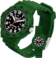 Vista 1 de Reloj analógico para niños, resistente al agua, para enseñar el tiempo, para niños y niñas, correa suave para aprender