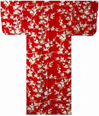 Yukata Authentic Japanese Samurai Fresh & Cool Kimono- White Plum #960