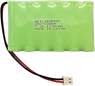 GLEPOWEER (1 Pack) 300-03864-1 Battery 7.2V 1100mAh Compatible for Alarm Lynx WALYNX-RCHB-SC Honeywell Lynx Touch K5109, L3000, L5000, L5100 ADEMCO 300-06868