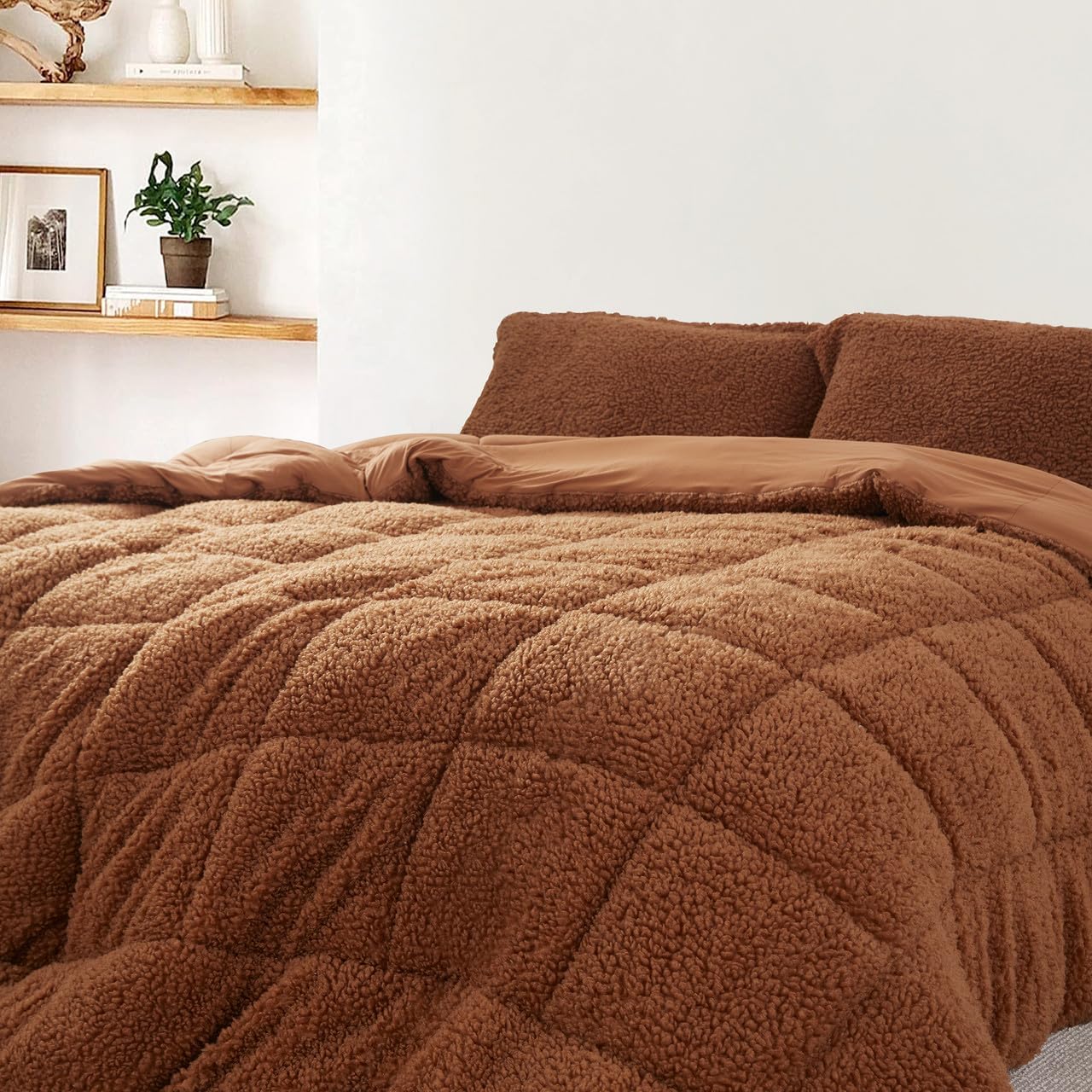 Byourbed Cotton Candy - Coma Inducer® Oversized King Comforter - Root Beer