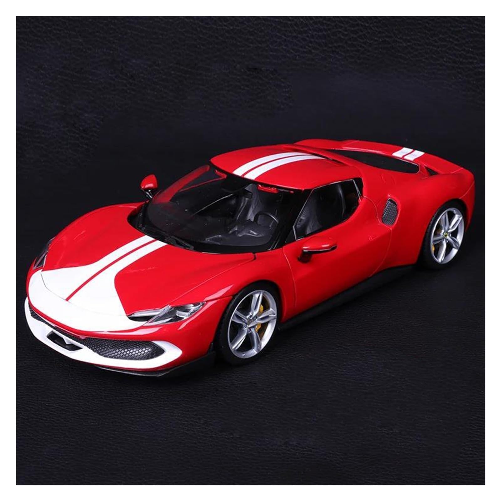 ONAIC Diecast Model 1:18 For Ferrari 296 For GTB For Assetto For Fiorano Static Die Cast Car Model Vehicles Collectible(Red)