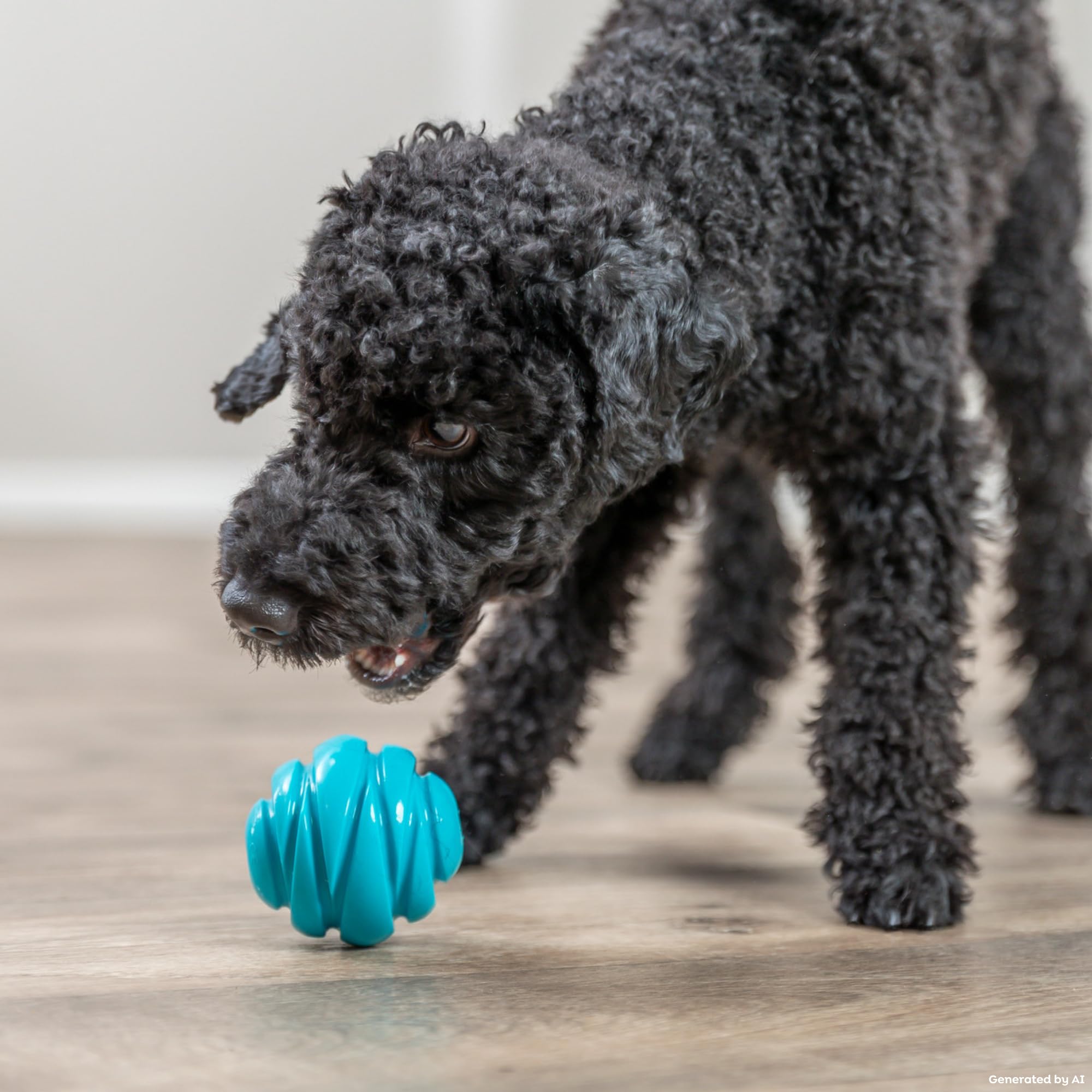 TRIXIE Super Strong Ball Jouet à mâcher TPR pour Chien – Pétrole – ø 7,5 cm | Pétrole – Particulièrement robuste et résistant – Idéal pour chiens mordeurs, stimule l'activité – Pour chiens