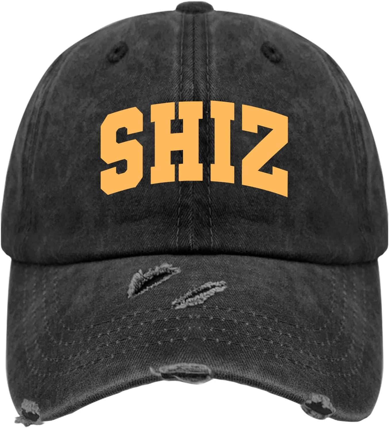Shiz University Hat for Mens Washed Distressed Baseball Cap Soft Washed