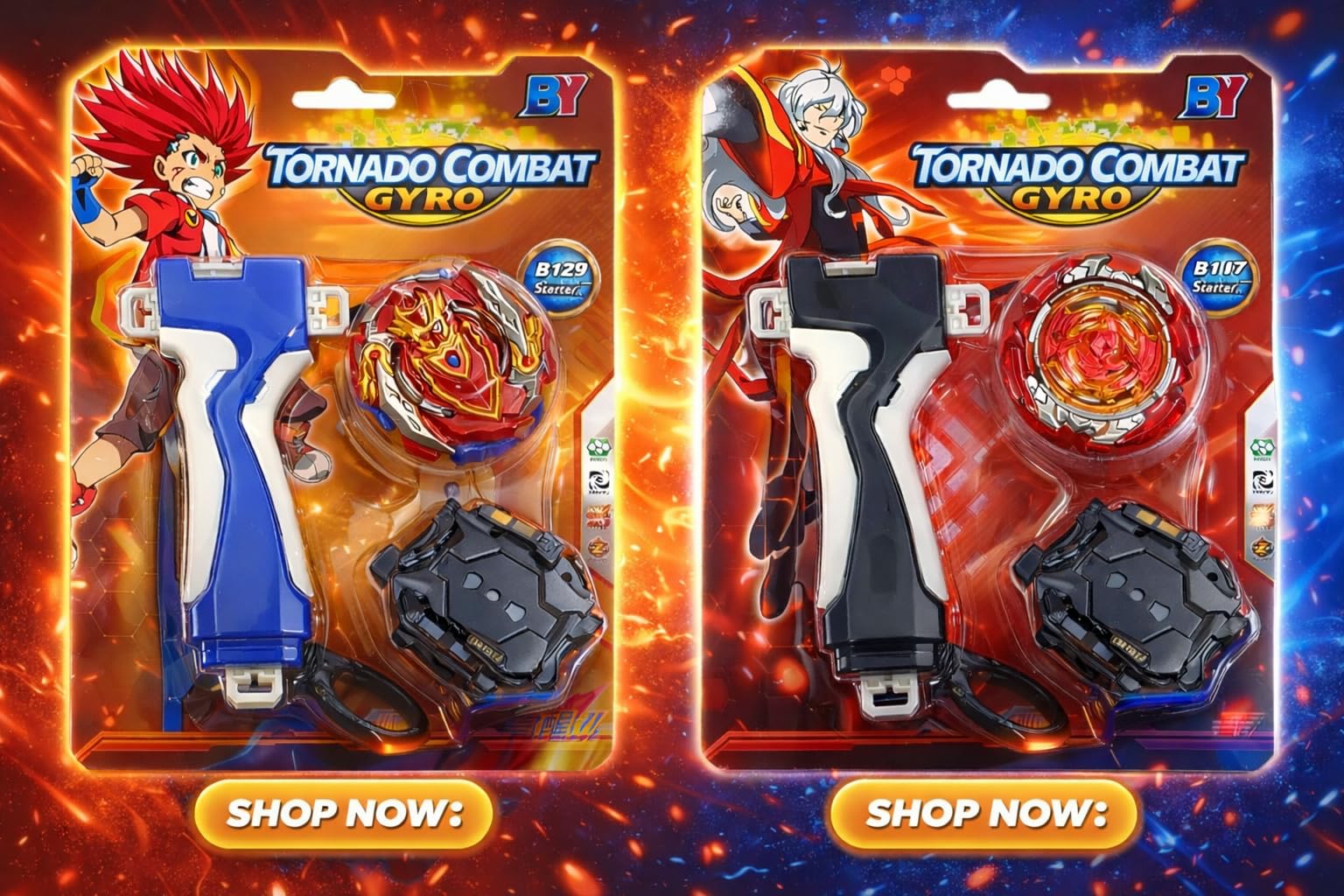 Buy Cho Z Achilles B-129 & Revive Phoenix B-117 Spinning Top Combo