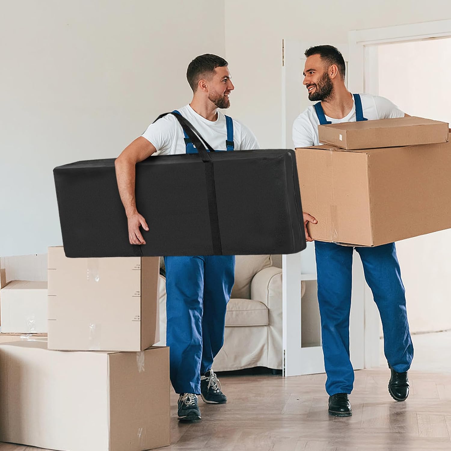 Table Leaf Storage Bag, 2 Pack Waterproof Dining Table Leaf Bag Scratch Resistant Protection Bag - 52x28inch(No Padding)