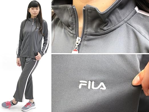 Amazon Co Jp フィラ ランニングウェア ジャージ 上下セット レディース ファッション