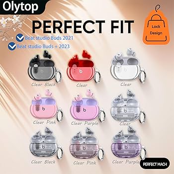 Amazon.com: Olytop for Beats Studio Buds/Buds + Clear Case