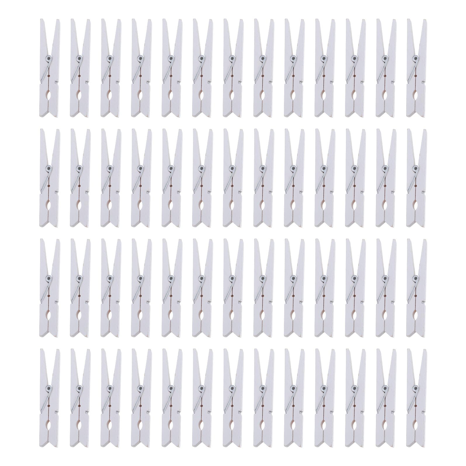 Pinzas de Madera para Manualidades con resorte resistente y clips portátiles de acabado liso