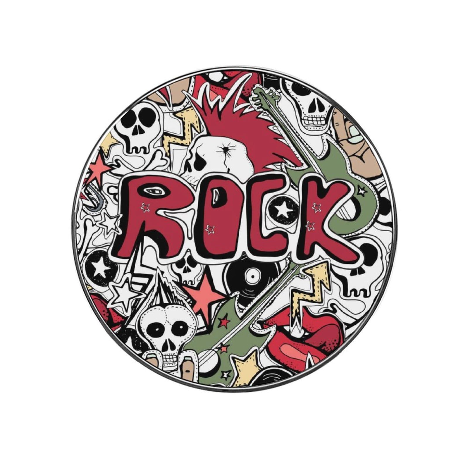 Skull Rock Alloy Fridge Magnet For Office Cabinet Refrigerator Whiteboard Photo