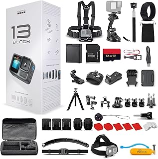 GoPro HERO13 (Hero 13) Black - Waterproof Action Camera with 5.3K HDR Vi...