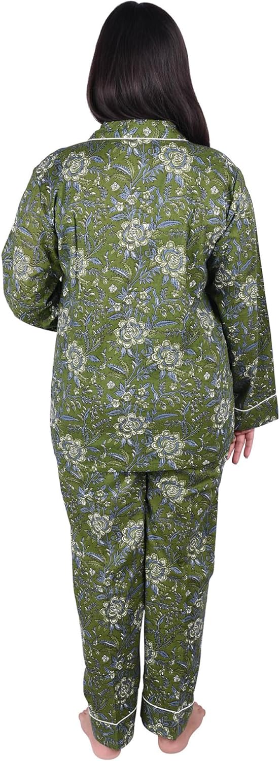 Huar Cotton Pajamas for Women - Luxurious Womens Pajama Sets - Comfortable Christmas PJ Sets, Breathable and Light Cotton Pjs - Image 7