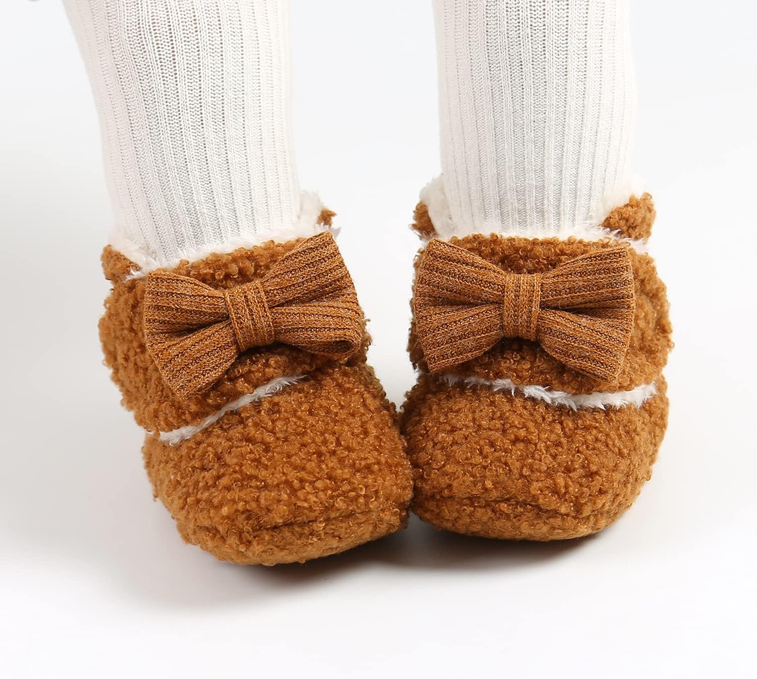 Baby Boys Girls Booties Infant Newborn Sock Shoes Slippers Winter Warm Crib Footwear First Walkers