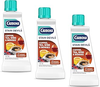 Stain Devils® #8 | Coffee, Tea, Wine & Juice | Professional Strength Laundry Stain Remover | Multi-Fabric Cleaner | Safe On Skin & Washable Fabrics | 1.7 Fl Oz, 3 Pack
