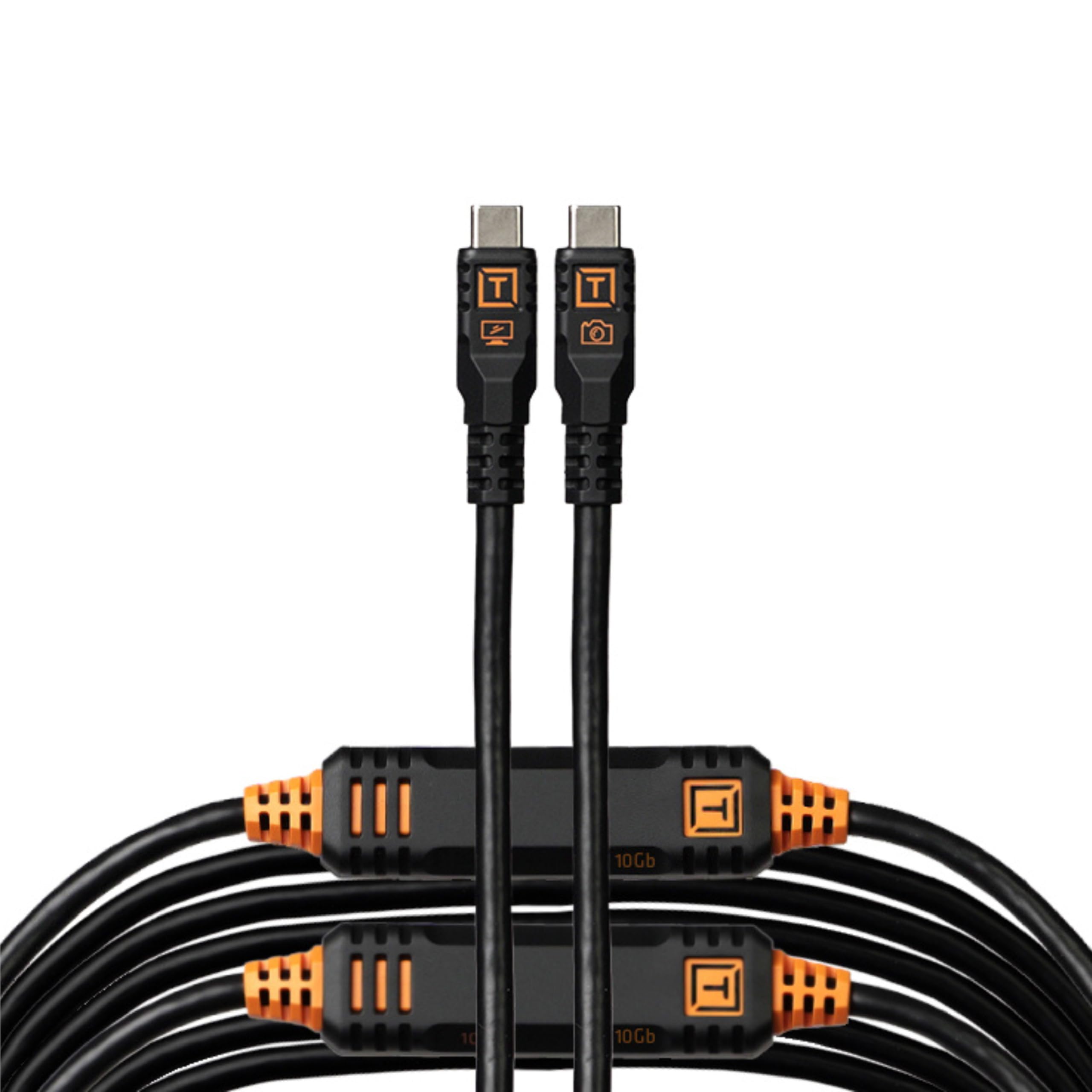 Tether Tools TetherPro Optima Câble de transfert de données USB exclusif 10 G 9,4 m Noir