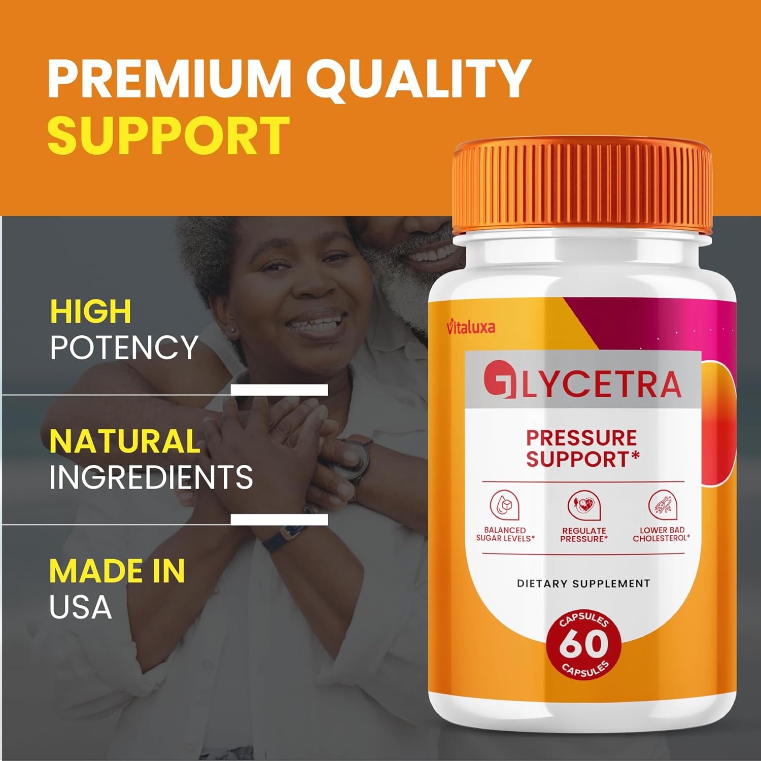 (5 Pack) Glycetra Capsules, Glycetra Blood Support Supplement Advanced Formula Premium Blend All Natural Balance Flow, Glicetra Pills Maximum Strength Glycogen Support Health Wellness Review (300 Ct) - Image 2
