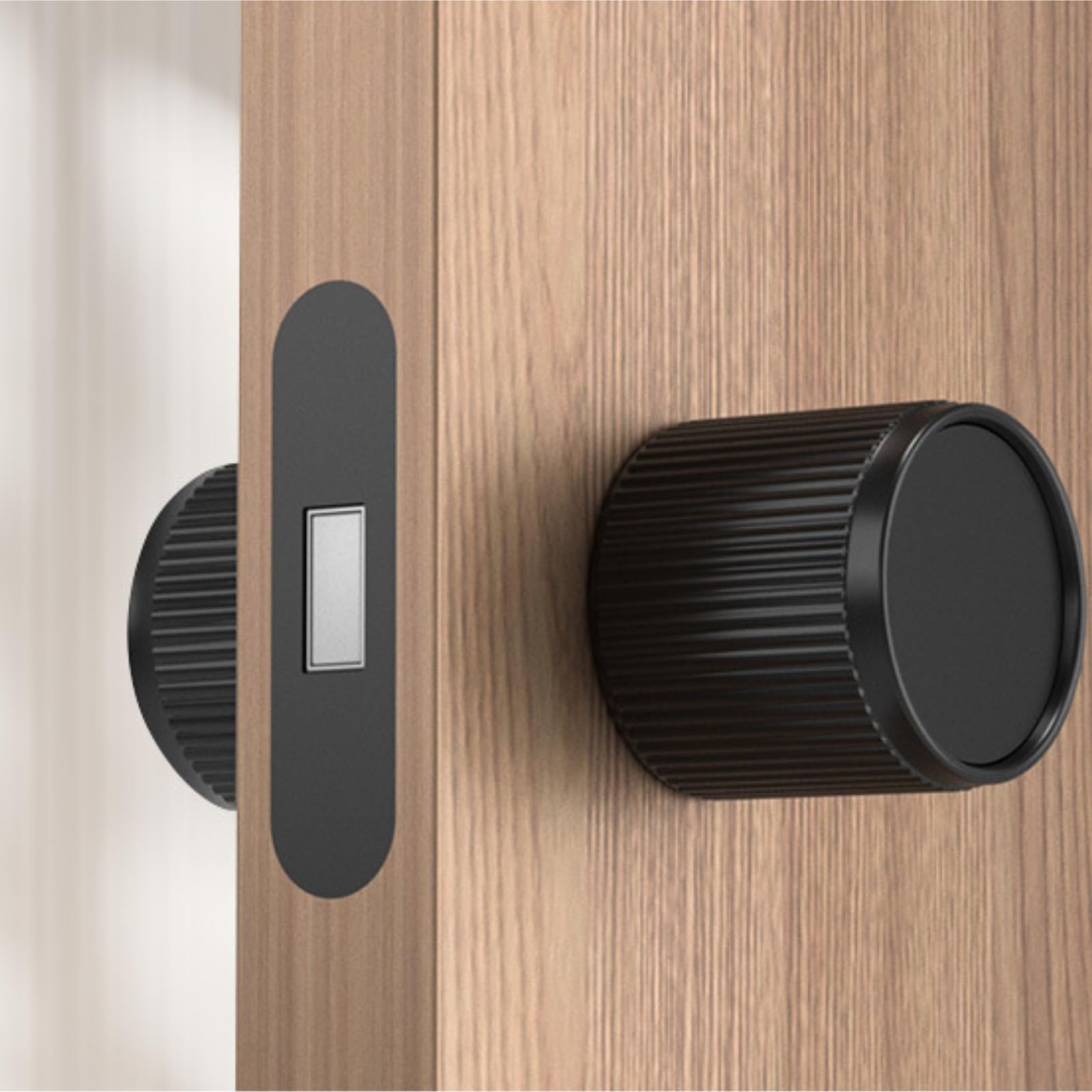 Serrure de porte pour chambre et salle de bain verrouillable par clé