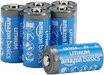 Amazon Basics 6-Pack Non-remboursable CR123A Batteries au lithium, 3 Volt, jusqu'à 10-Year Durée de conservation