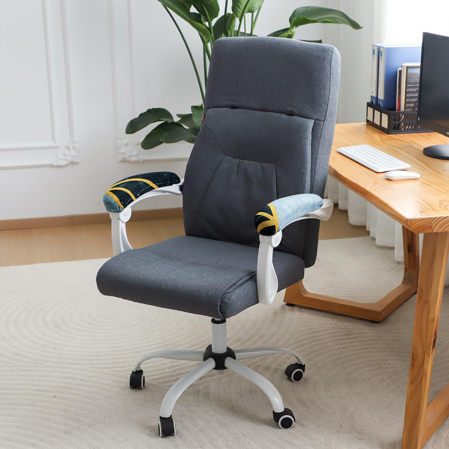 Stylish Armrest Covers for Office Chairs - Multicolor -8