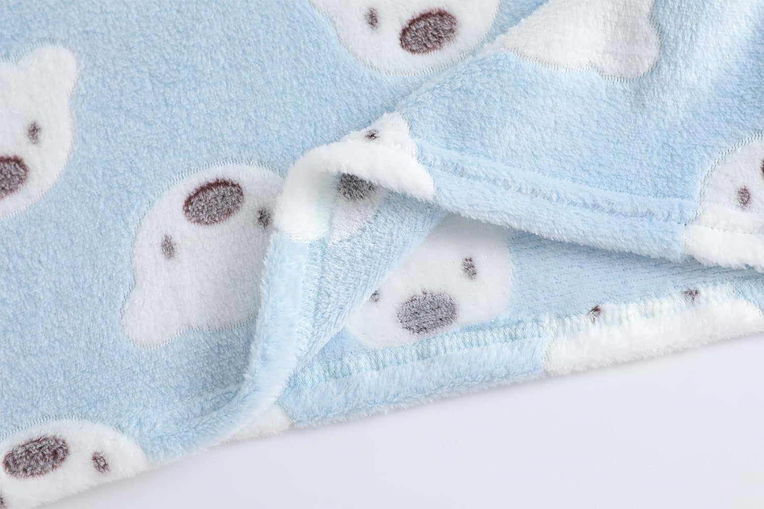 Vopmocld Big Kids Winter Flannel Pajama Sets Long Sleeve with Pants Cartoon Sleepwear Plush Fleece Nighty with Pockets - Image 3