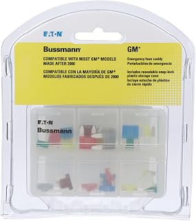 Bussmann BP/EFC-GM Emergency Fuse Preparedness Pack for GM Vehicles with 24 ATM, ATM (LP, & ATR Fuses), 1 Pack