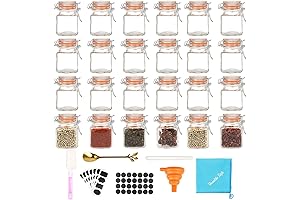 Small Glass Spice Jars for Homelike Seasoning