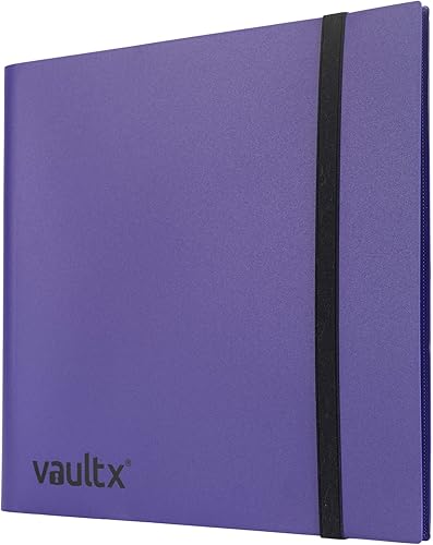 Miniatura 3 de Vault X Carpeta  Carpeta de 12 bolsillos para tarjetas coleccionables  Carpeta de bolsillo de carga lateral 480 para TCG (morado)