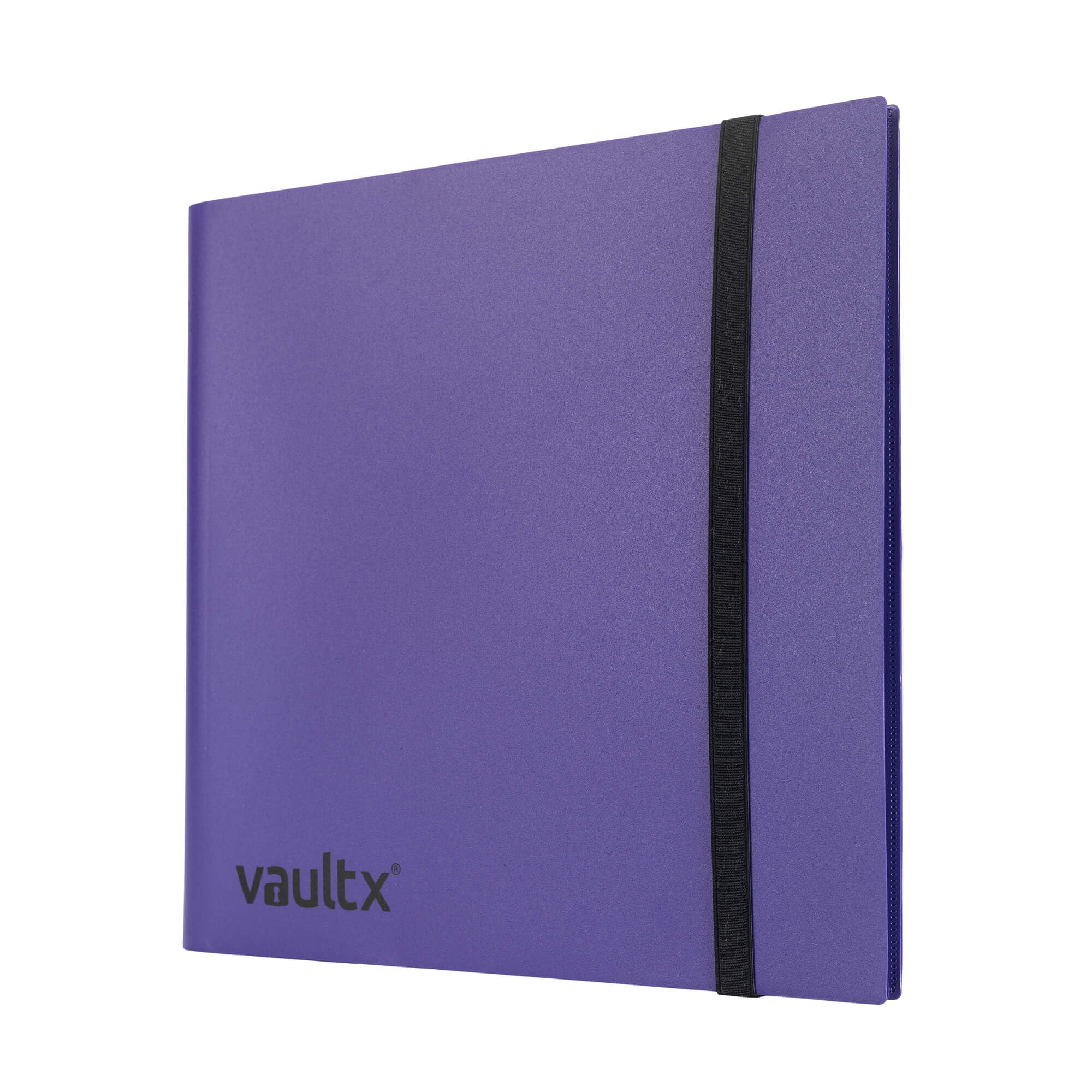 Vault X 12 Pocket Strap Trading Card Binder 480 Cards Side Loading (Purple)