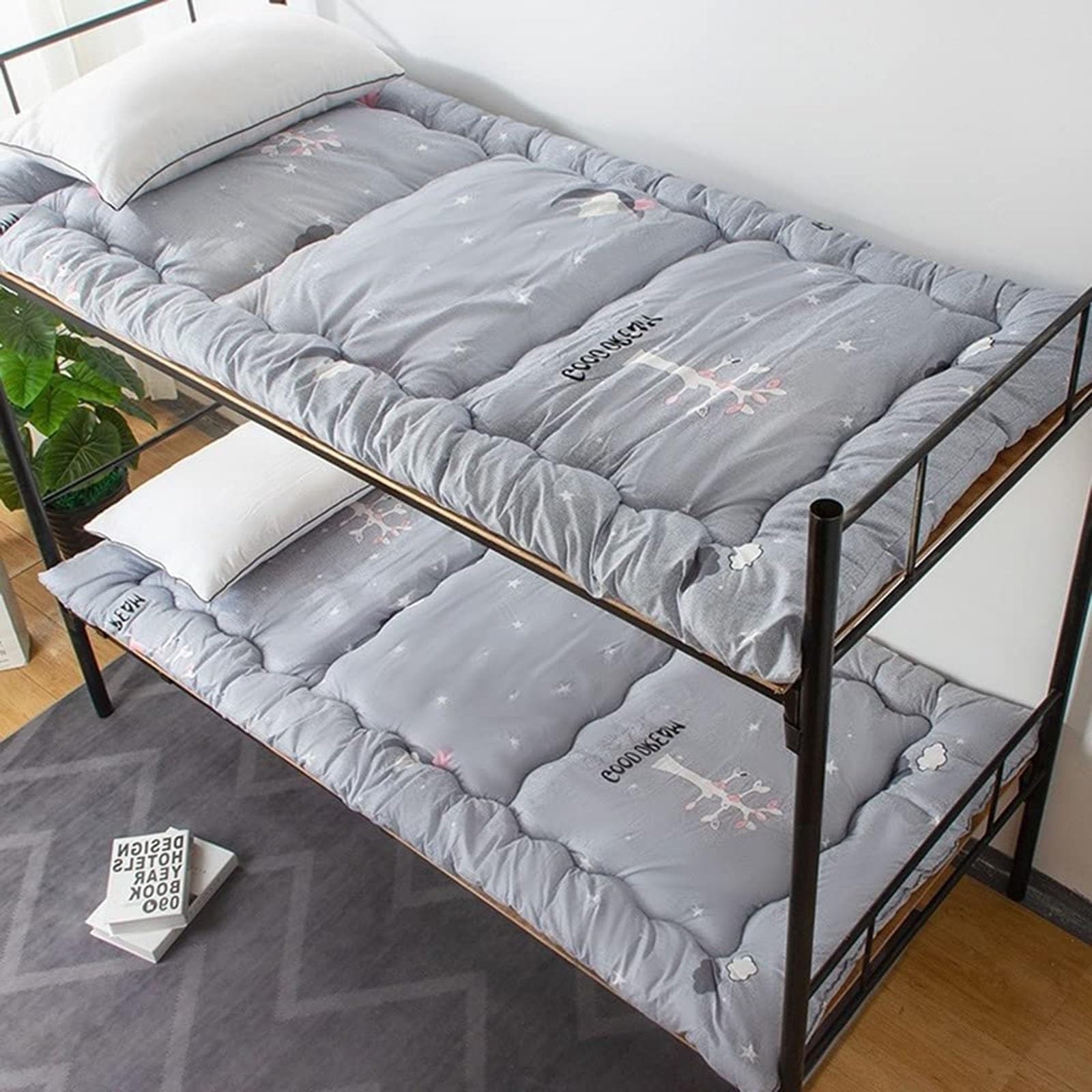 Cartoons Pattern Style Dorm Single Tatami Floor Mattress 6cm Thick Japanese Futon Floor Mattress Foldable Boys Girls Adult Student Dormitory Mattress ( Color : C , Size : 100x200 cm (39x79 inches) )