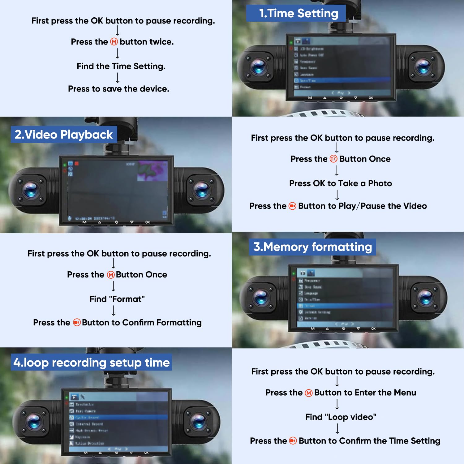 How Do I Set Time On Dash Cam In Car: Quick Setup Guide Common problems and fixes