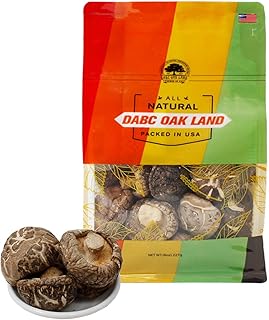 DOL Dried Small Flower Mushroom & Premium Grade Dried Shiitake Mushrooms 實惠包裝 8oz.(227g.)