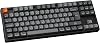 Keychron K8 Max 80% TKL RGB Turkish Red Switch Wireless Aluminum Frame Carbon Black Mechanical Keyboard