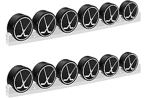 Acrylic Wall-Mounted Hockey Puck Holder: Display Your Hockey Memorabilia with Pride