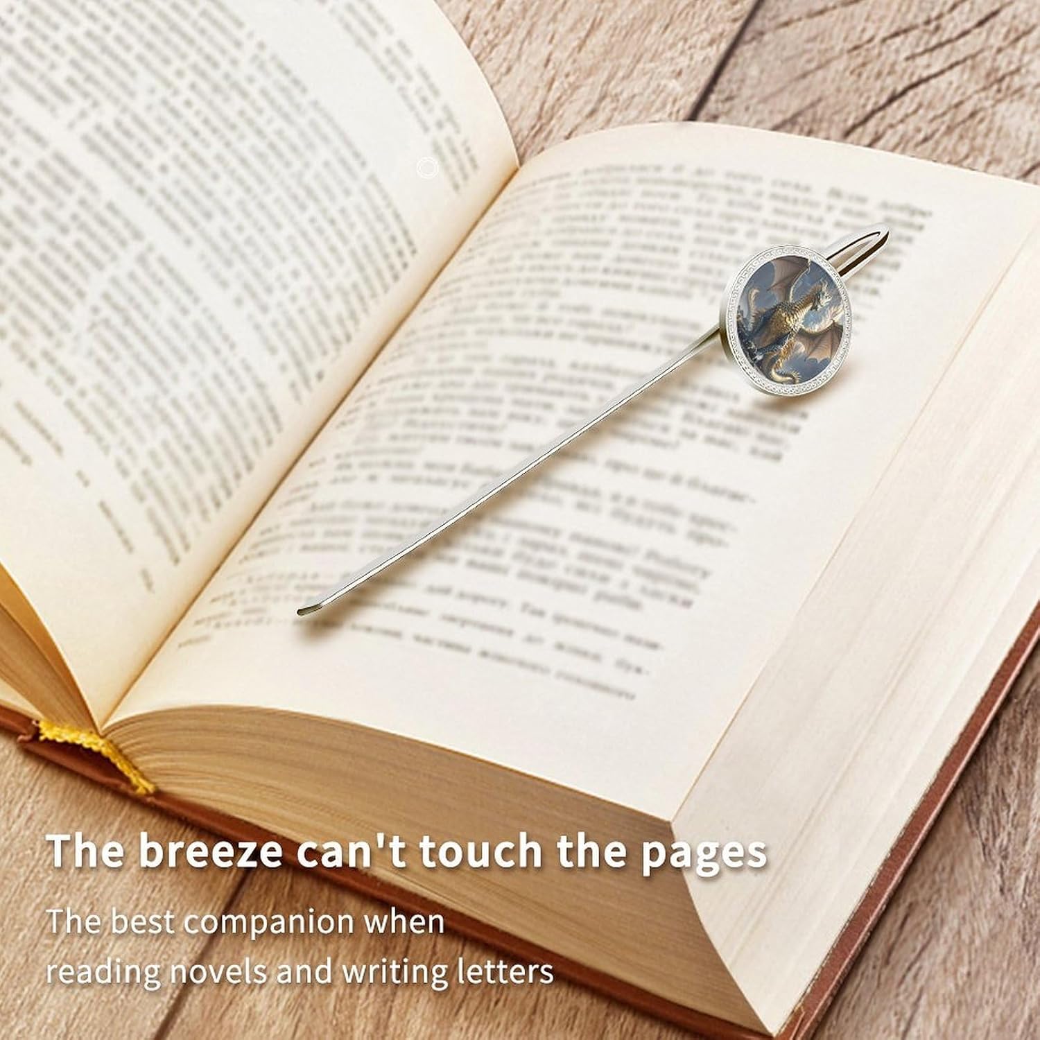 Decorative Metal Dragon Book Mark for Reading Lovers image 5