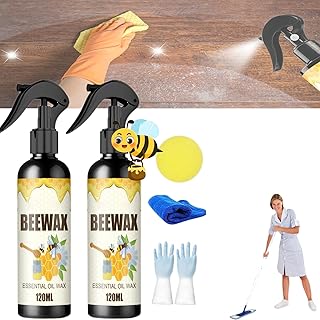 Natural Micro-Molecularized Beeswax Spray，Molecularized Beeswax Spray，Bees Wax Furniture Polish and Cleaner，Beeswax Furniture Polish，Original Beeswax Furniture Polish (2PCS)