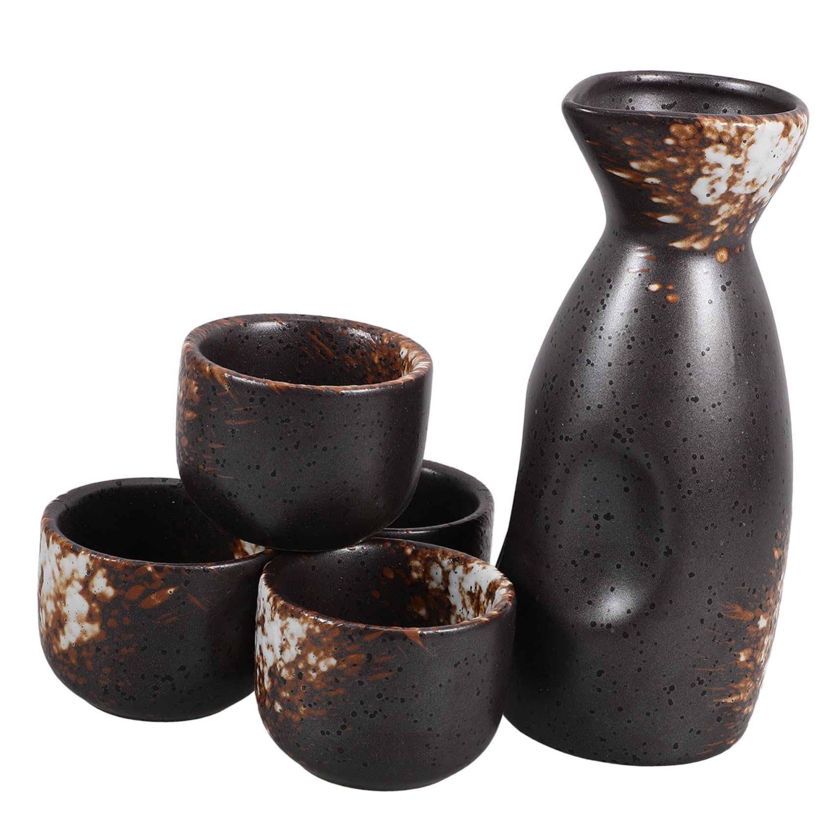 4 Ensembles Pichet À Saké Et Ustensiles De Boisson Tasse À Saké Pot À Saké Tasses À Saké Tasse À Saké Japonaise Bouilloire À Saké Rétro Bouilloire À Saké Vintage