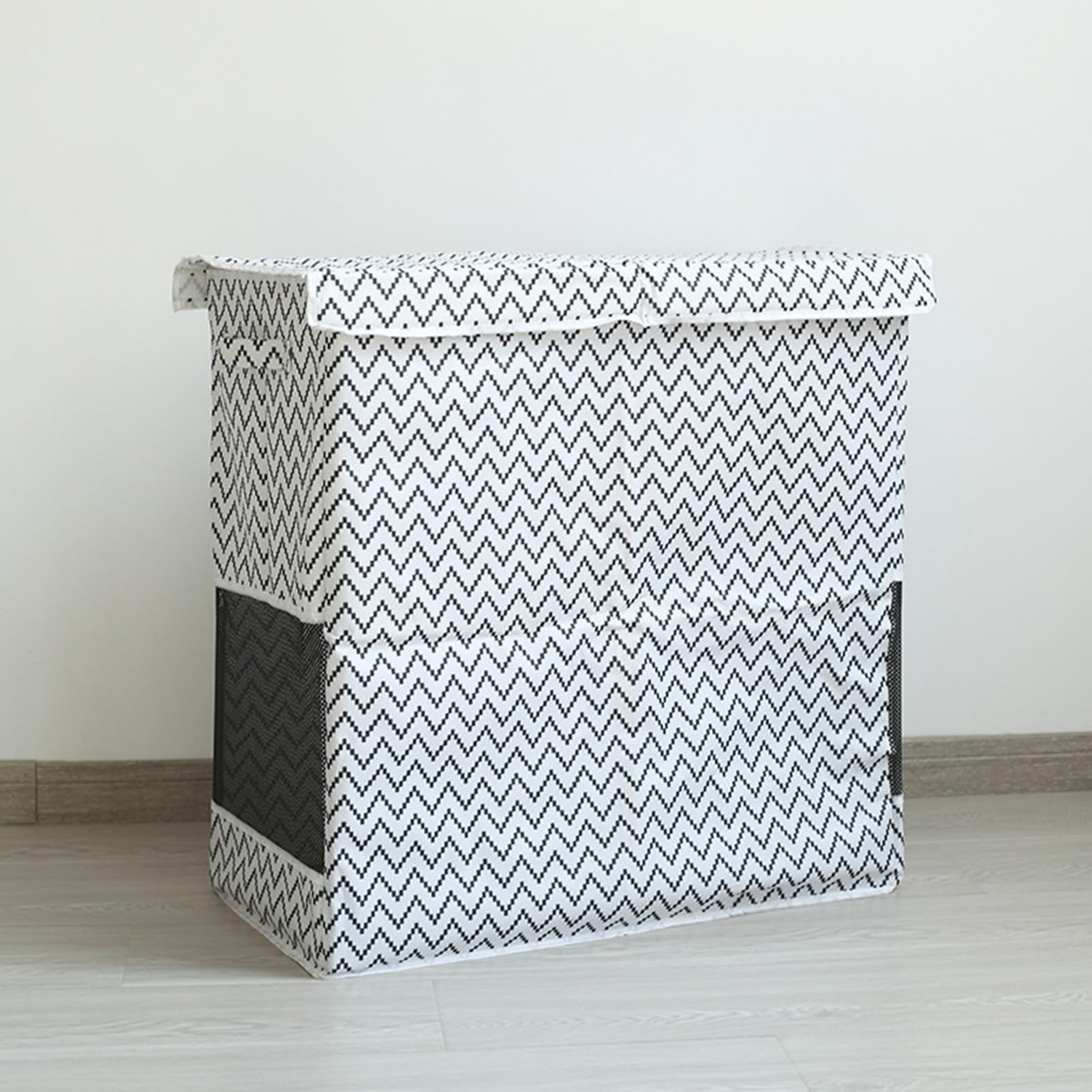 Thickened Waterproof Oxford Cloth Dirty Clothes Basket, Bathroom with Lid Foldable Laundry Basket, Household Organisation Storage Basket, Large Capacity Clothes Basket