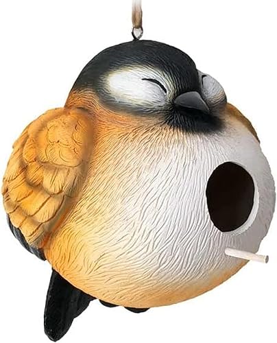 Spoontiques - Birdhouse - Decoración de jardín - Casa decorativa para pájaros para decoración de patio y jardín - Novedad colgante para patio al