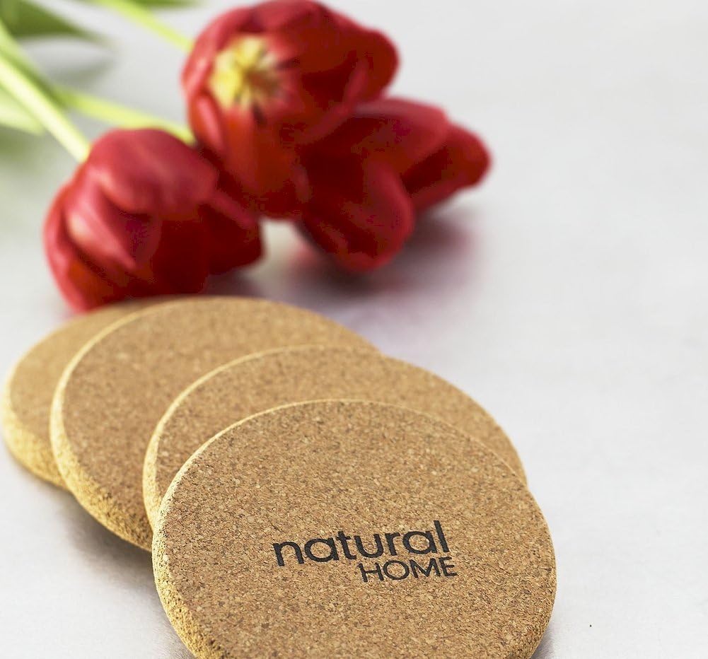 Up To 50% OFF Natural Home Decor Cork Coaster, Set of 4 🛒 Crazy Deals Natural Home Decor Cork Coaster, Set of 4