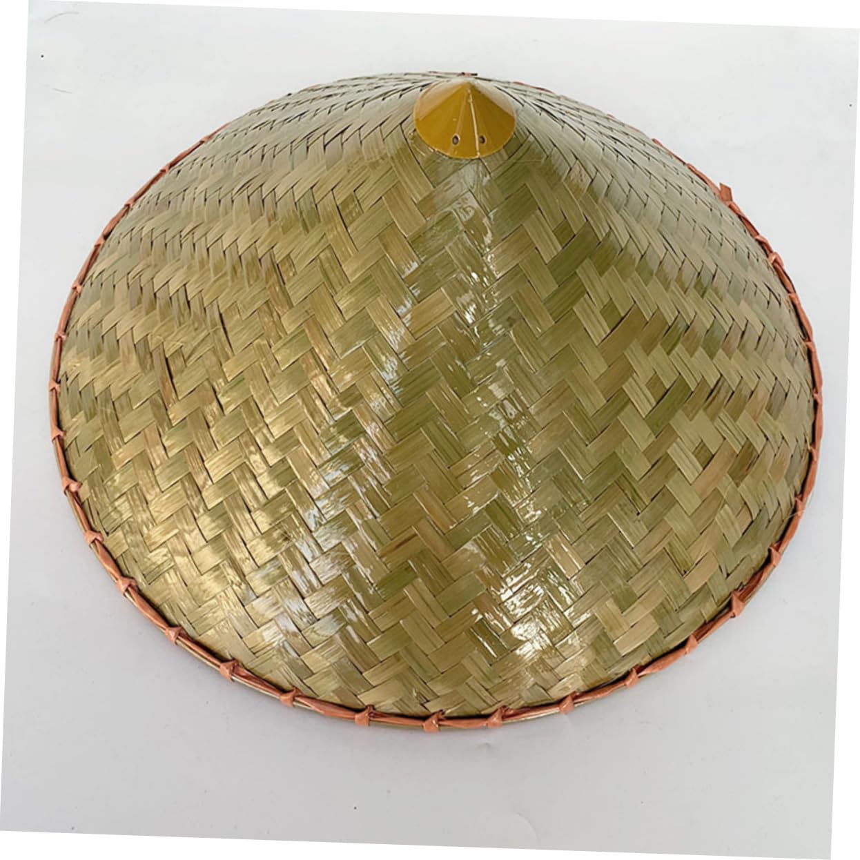 Cabilock Sombrero Cónico de Bambú para Adultos, Ligero y Transpirable, Adecuado Vida Diaria y Fiestas, Diseño Tradicional Japonés Resistente y Elegante