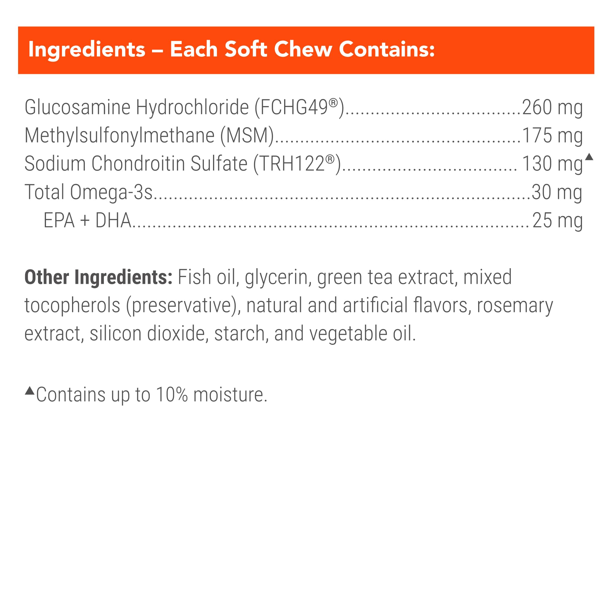 Cosequin Minis Soft Chews Maximum Strength with MSM Plus Omega3, 45 Count - image 6