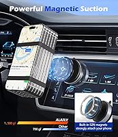 Vista 3 de Soporte magnético para teléfono con ventosa [giratorio de 360°] compatible con MagSafe iPhone para ducha, cocina, gimnasio, vidrio, espejo