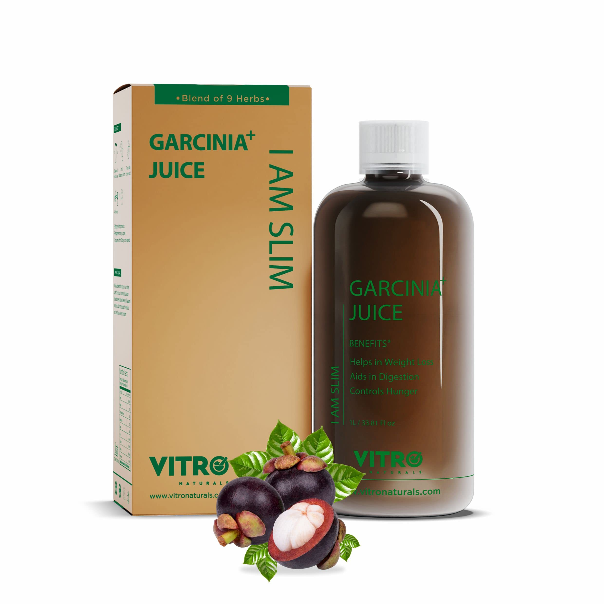 VITRO Super Slim Care Garcinia+ Juice 1 Ltr. For Weight Loss & Slim.