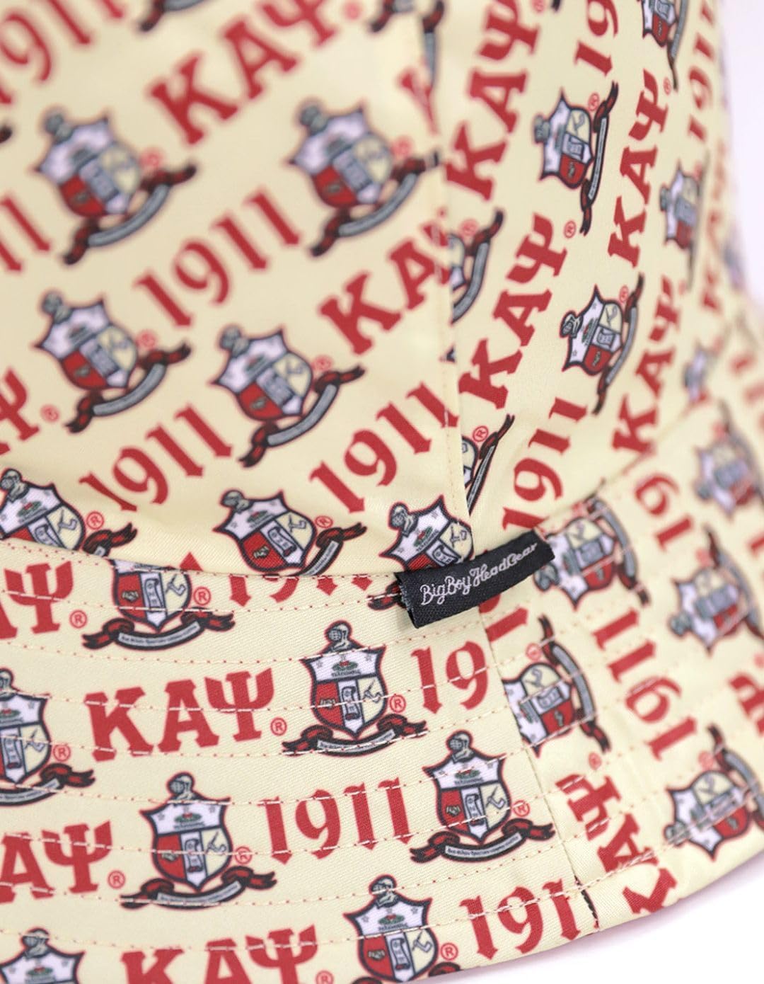 Kappa Alpha Psi M45 Bucket Hat Crimson Red Ivory