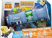 Minions Despicable Me 4 Ultimate Fart Blaster: Shoots Real Fog Rings, 15 Fart Sounds, Lights Up, Banana & Fart Scents - Gag Toy for Kids 4+